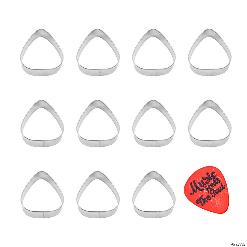 Guitar Pick 3.5" Cookie Cutters Image