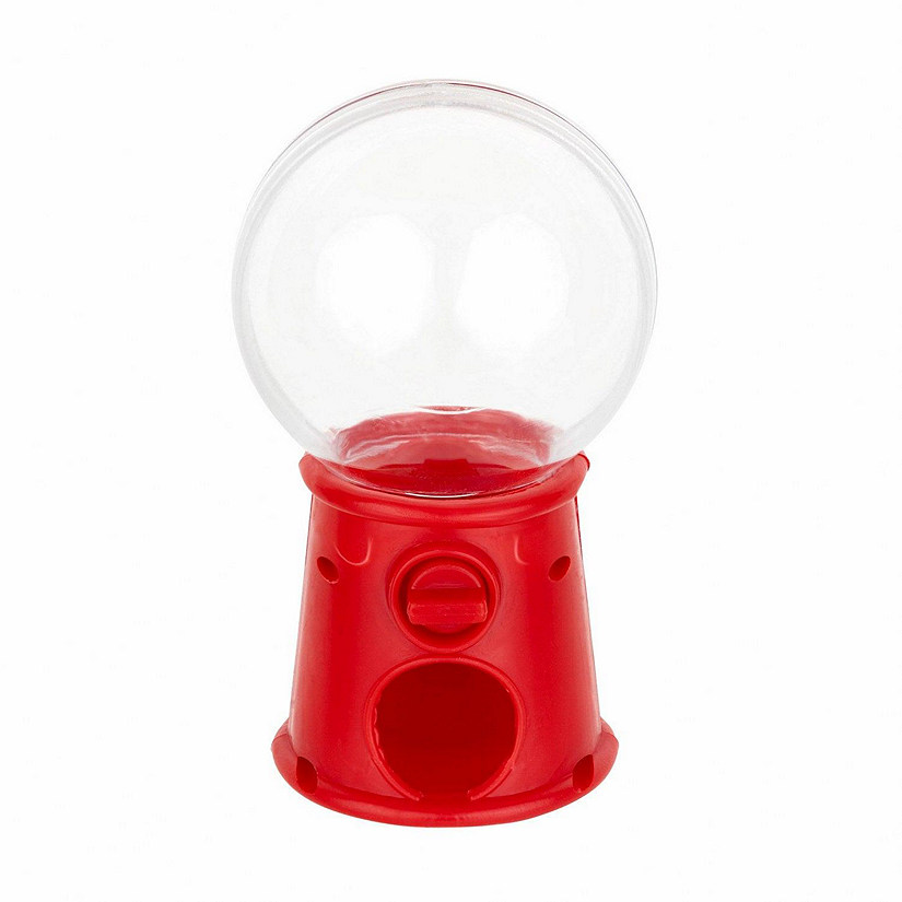 Gumball Machine Shaped Acrylic Candy Boxes 24 Pack 3.53"X2.05" Image