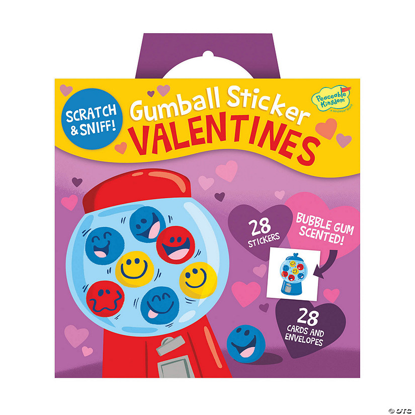 Gumball Sticker Valentines Image