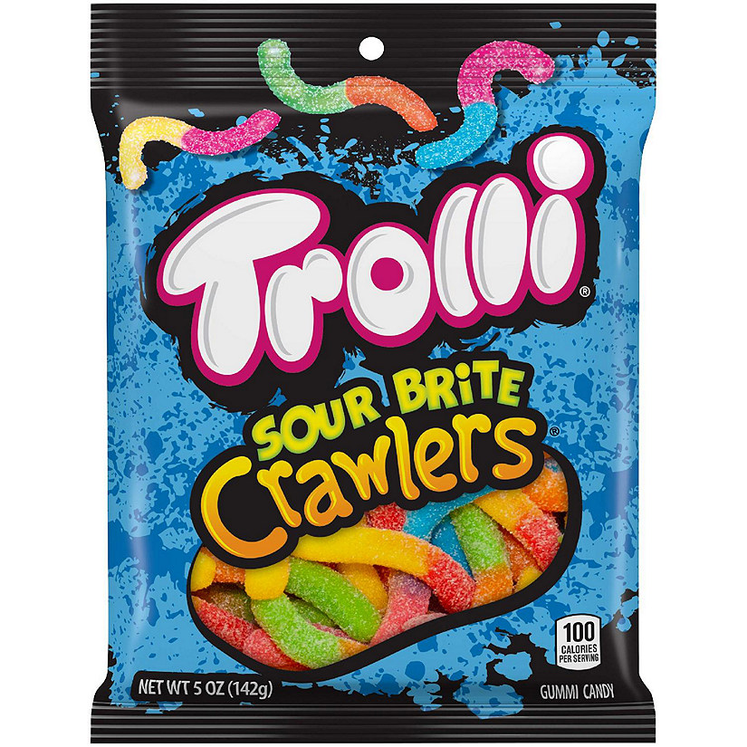Gummi Sour Brite Crawlers Gummy Candy, 5 Ounce (Case of 12) Image