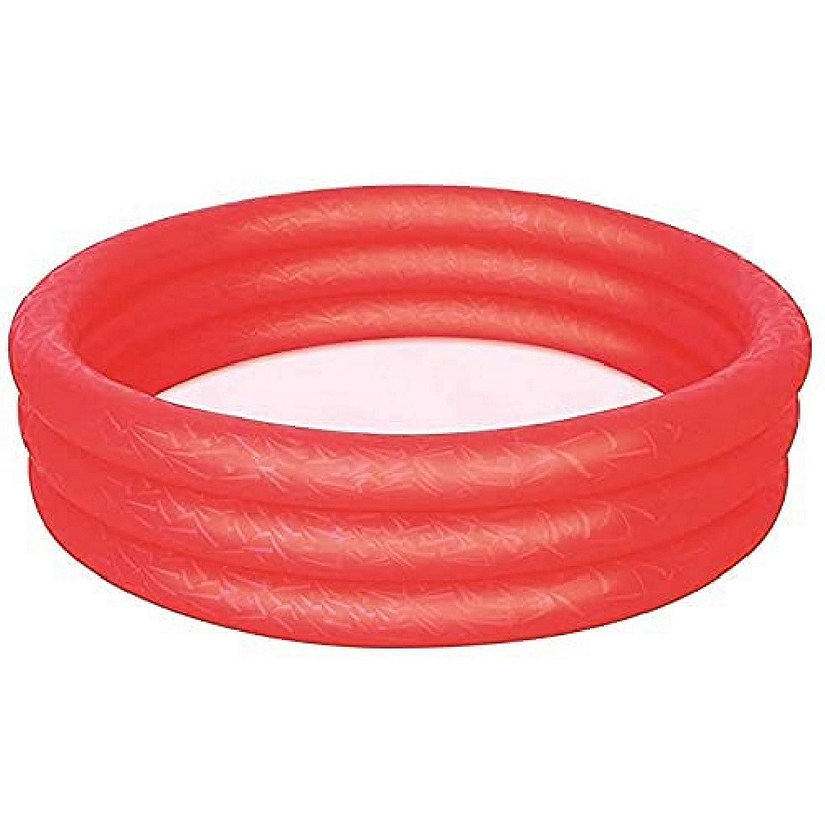 H2OGO! 3 Rings Kiddie Pool for Toddler, Kids Swimming Pool, Inflatable