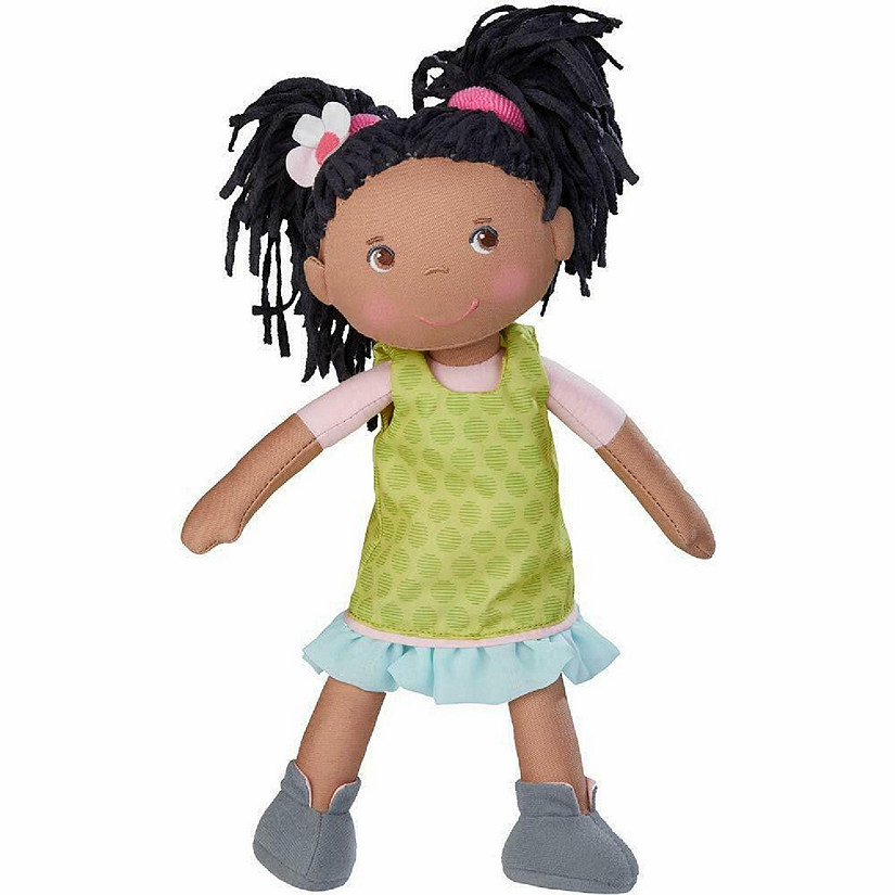 HABA Cari 12" Soft Doll with Chenille Hair and Embroidered Face (Machine Washable) Image