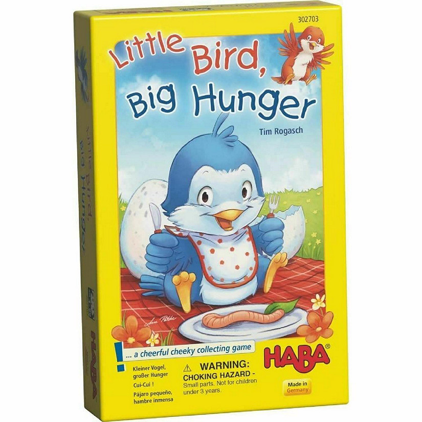 HABA Little Bird, Big Hunger - A Cheerfully Cheeky Collecting Game for Ages 3 and Up (Made in Germany) Image