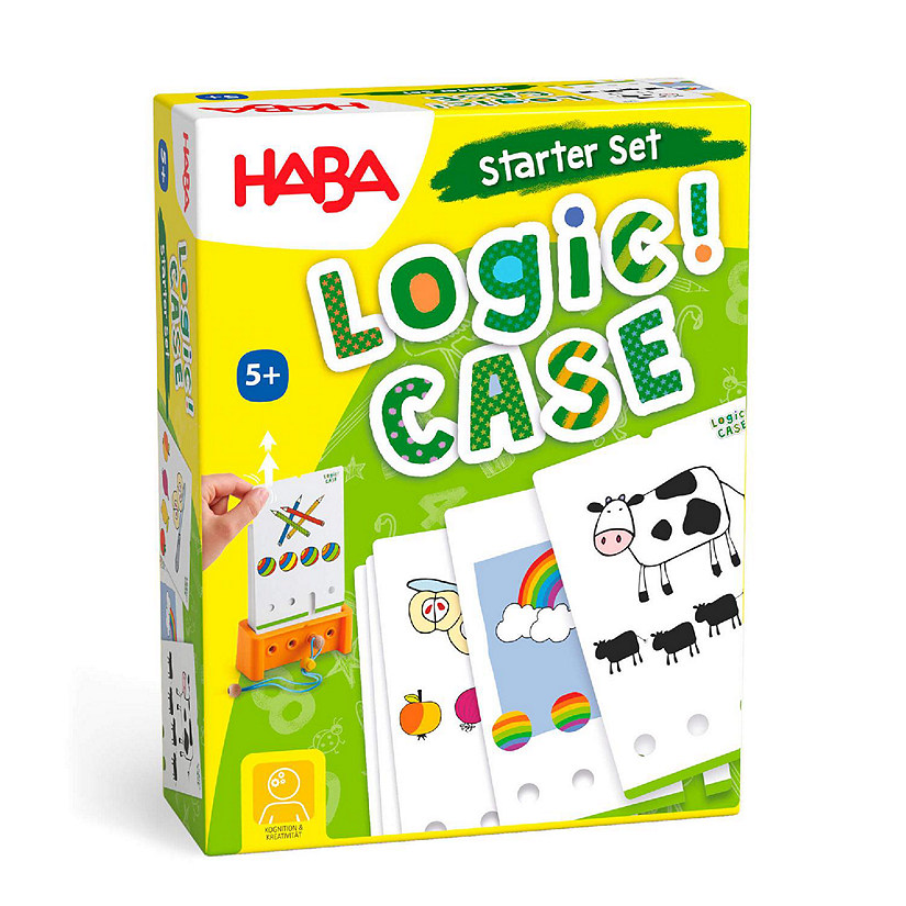 HABA Logic! CASE Starter Set - Brain Building Puzzles for Ages 5+ Image