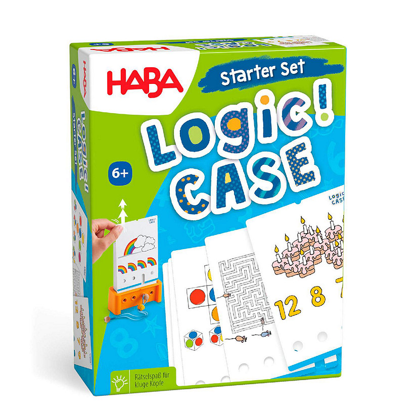 HABA Logic! CASE Starter Set - Brain Building Puzzles for Ages 6+ Image