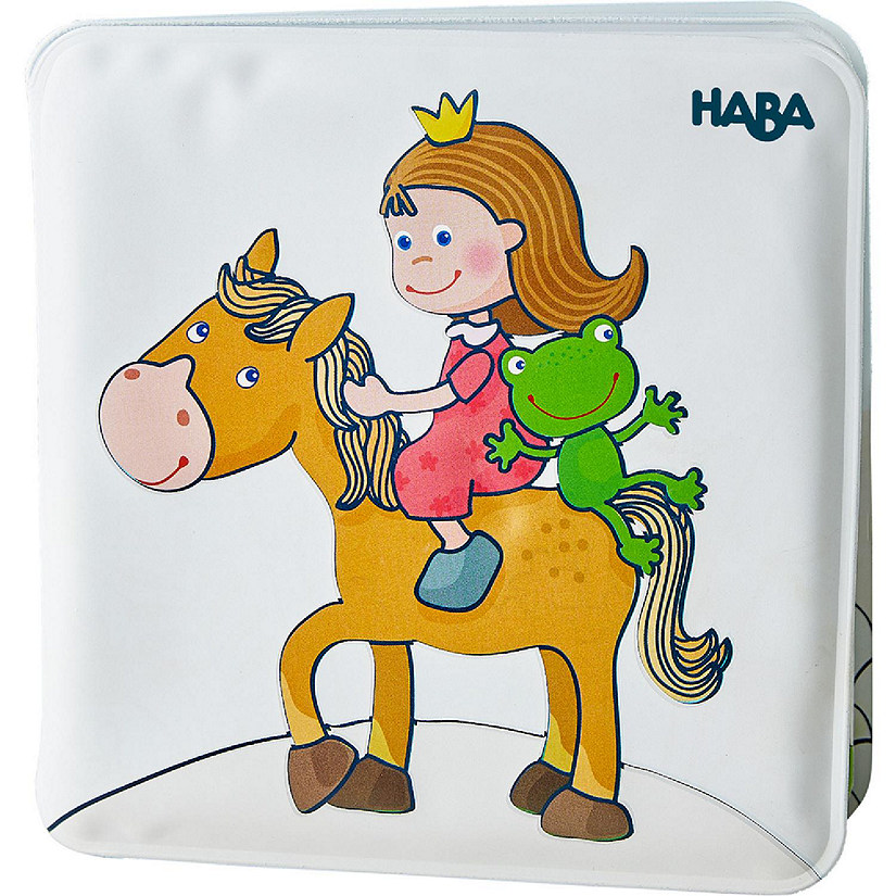 HABA Magic Bath Book Princess - Wet the Pages to Reveal Colorful Background - Great for Tub or Pool Image