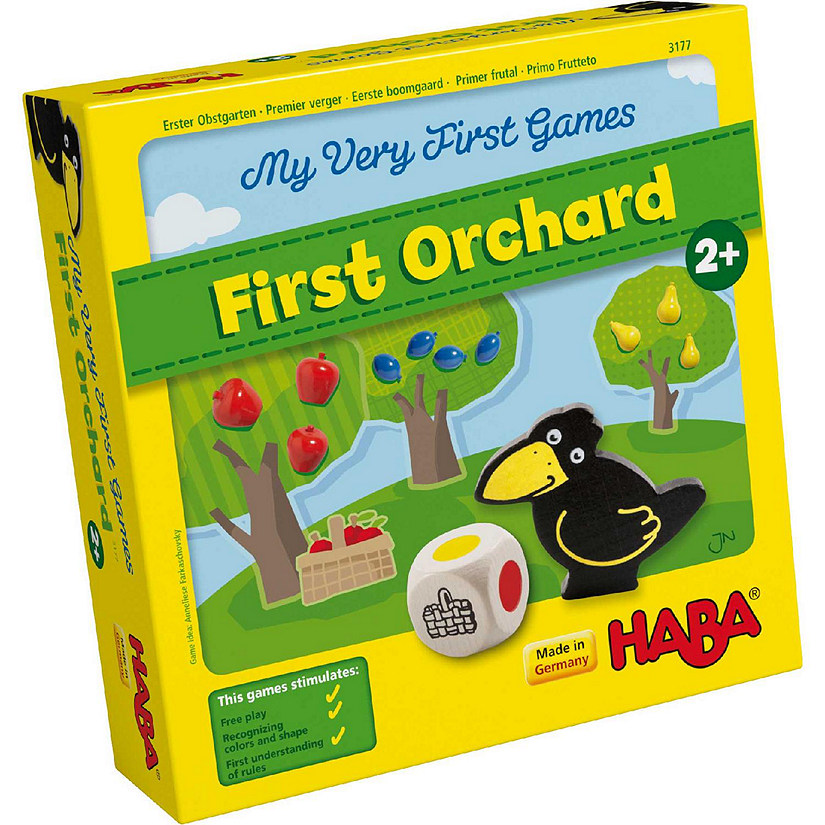 HABA My Very First Games - First Orchard Cooperative Board Game for 2 Year Olds (Made in Germany) Image