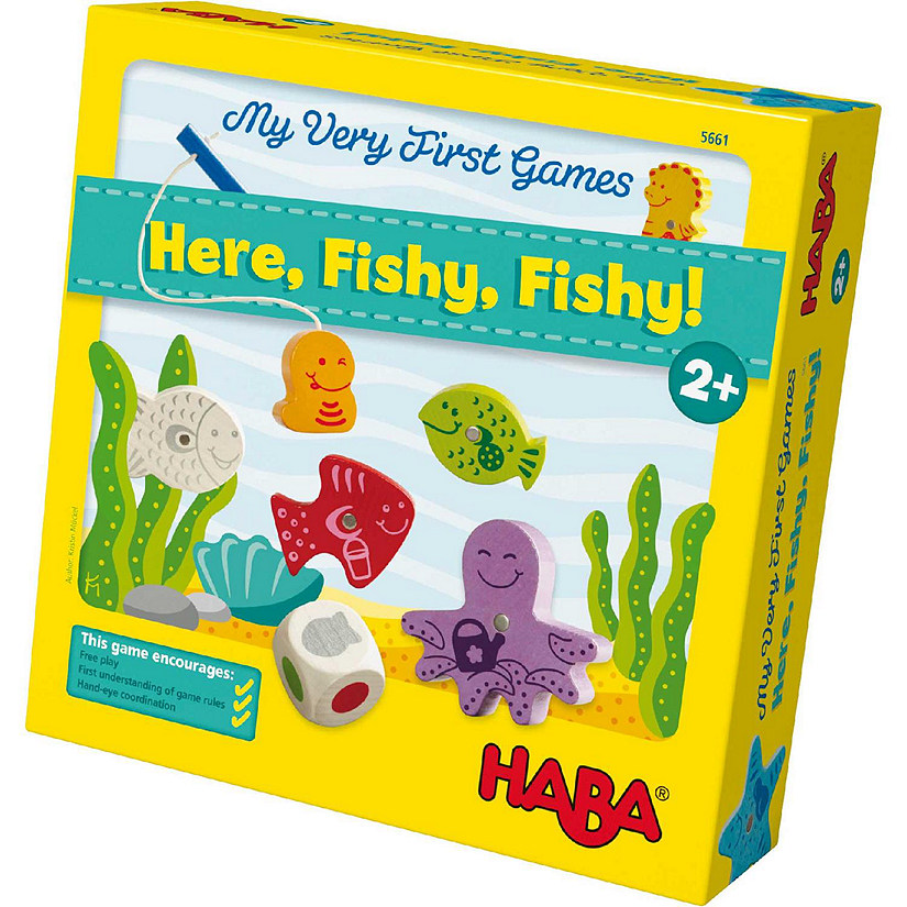 HABA My Very First Games - Here Fishy Fishy! Magnetic Fishing Game (Made in Germany) Image