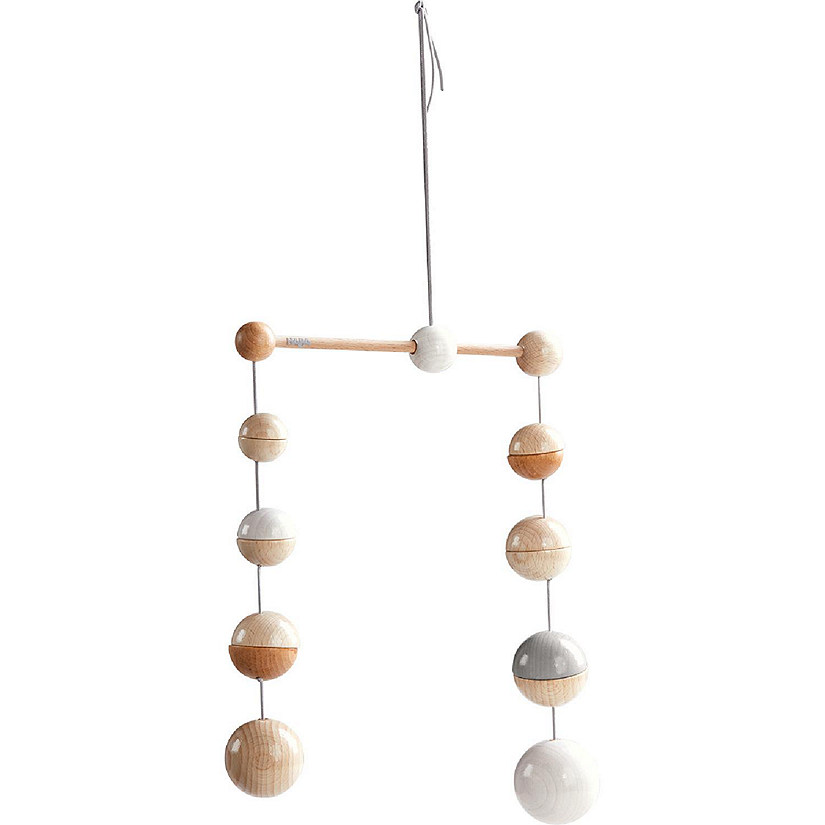 HABA Nursery Room Natural Wooden Mobile Dots (Made in Germany) Image