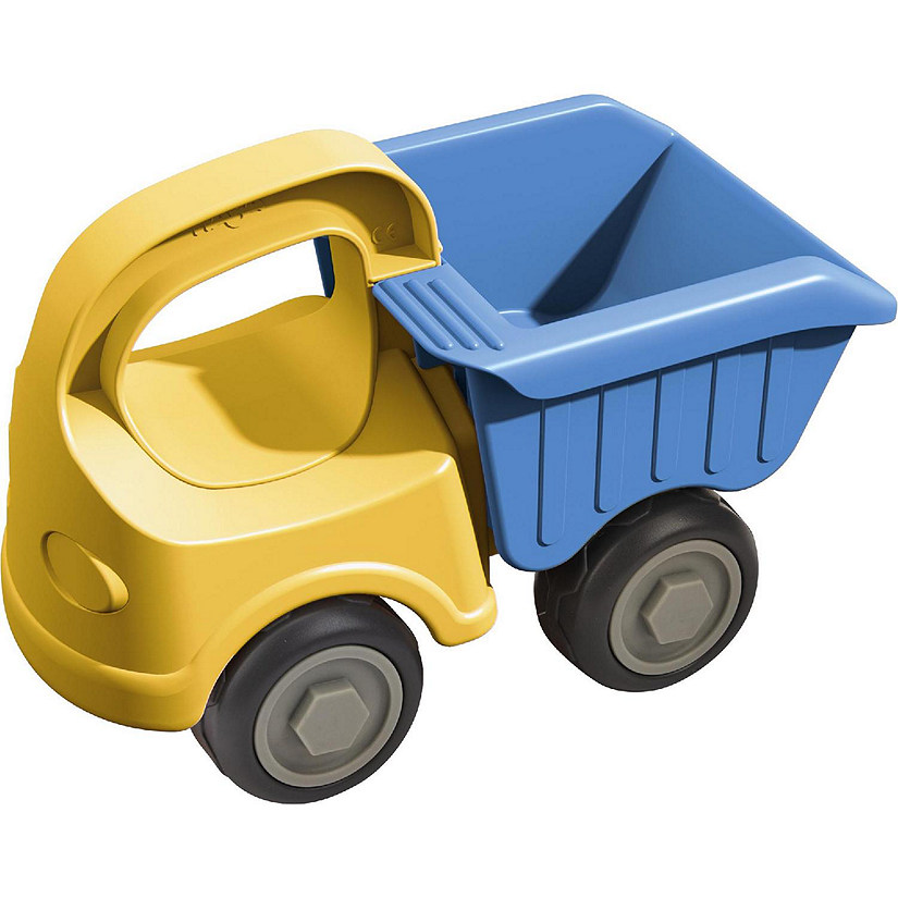 Haba Sand Play Dump Truck for Transporting and Unloading Dirt or Sand at the Beach or in the Backyard - 18 Months and Up Image