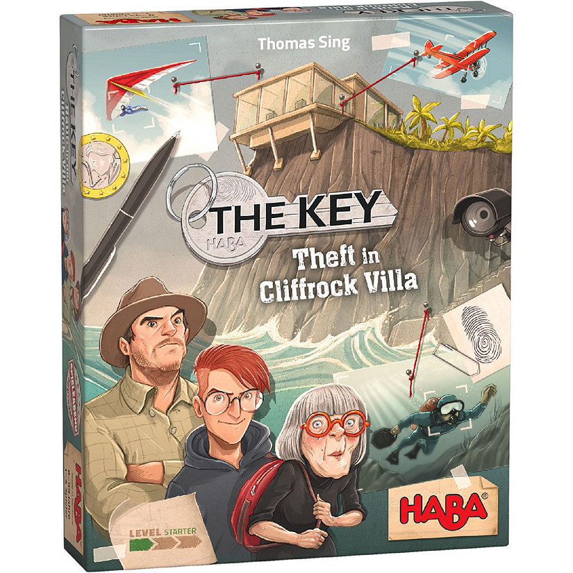 HABA The Key Game: Theft in Cliffrock Villa a Logical Deduction Game Image