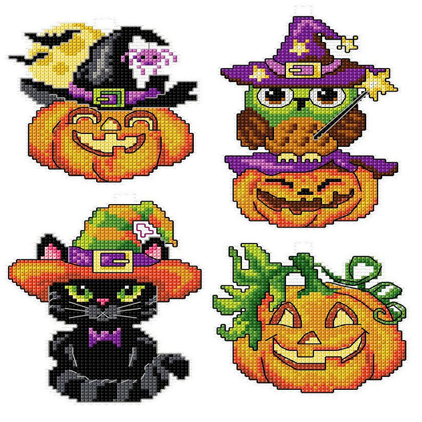 Halloween 137CS Crafting Spark Counted Cross-Stitch Kit Image