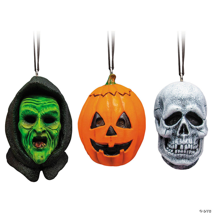 Halloween 3: Season of the Witch&#8482; Don Post Pumpkin, Skull & Witch Ornament Set Image