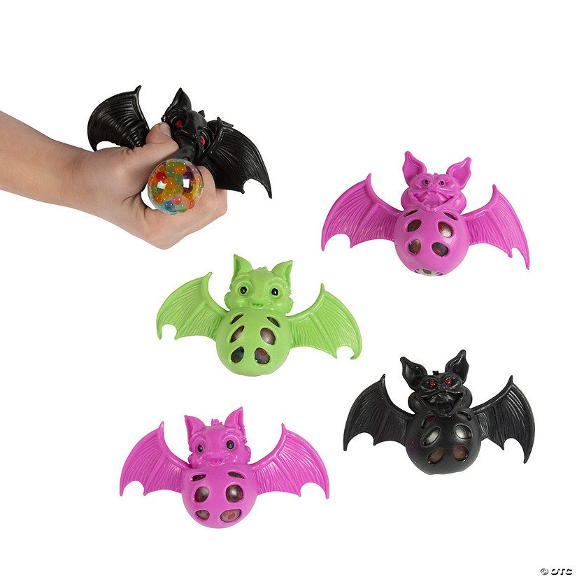 Halloween Bat Water Bead Squeeze Toys - 12 Pc. Image