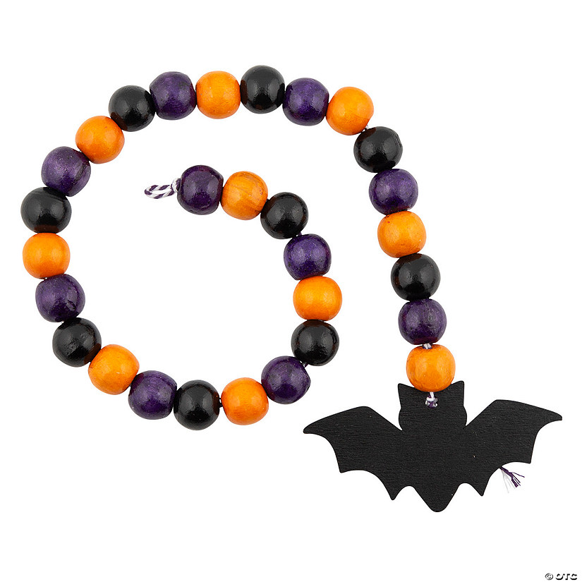 Halloween Bead Garland Craft Kit Makes 3 Oriental Trading