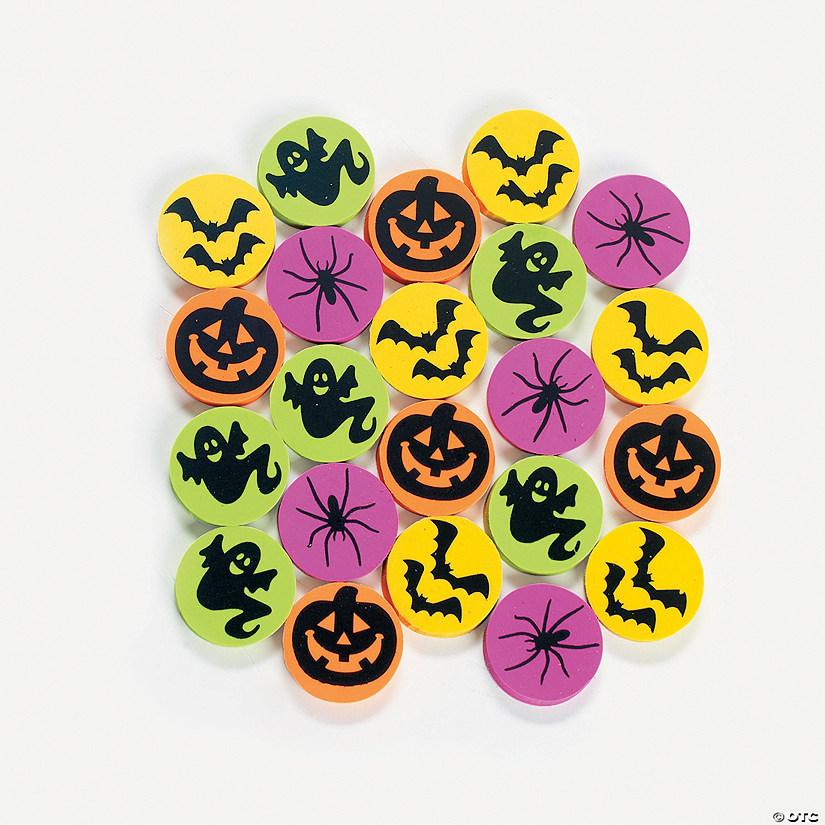 Halloween Character Erasers Discontinued