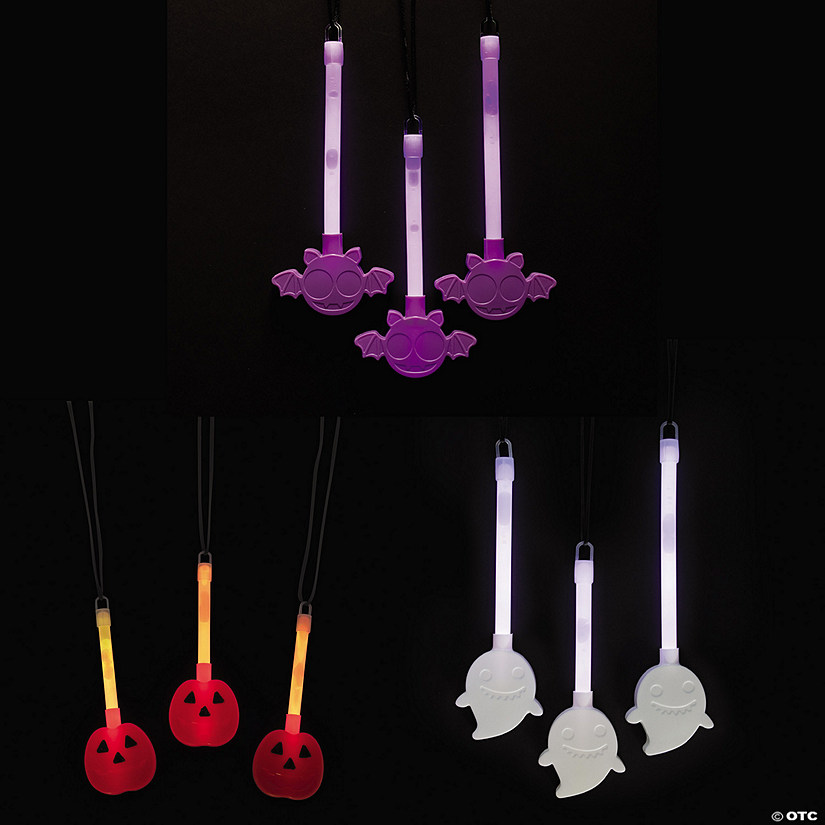 Halloween Character Glow Necklace Assortment - 36 Pc.  Image