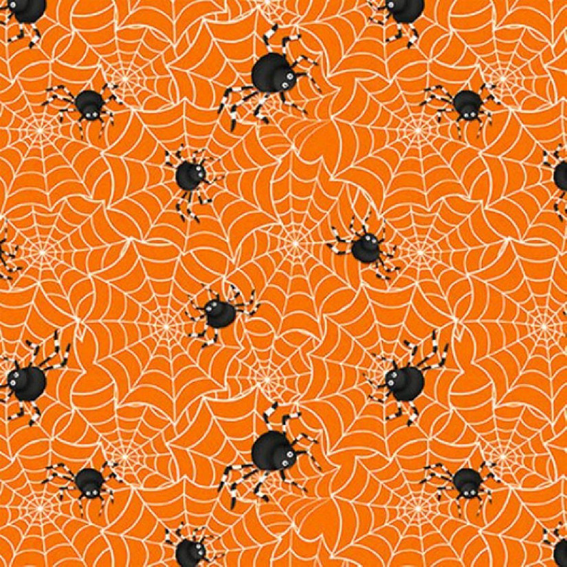 Halloween Haunting We Will Go Cotton Fabric by Henry Glass Image