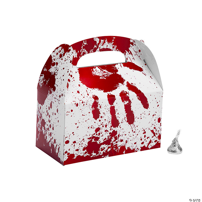 Halloween Horror Party Favor Boxes - 12 Pc. Image