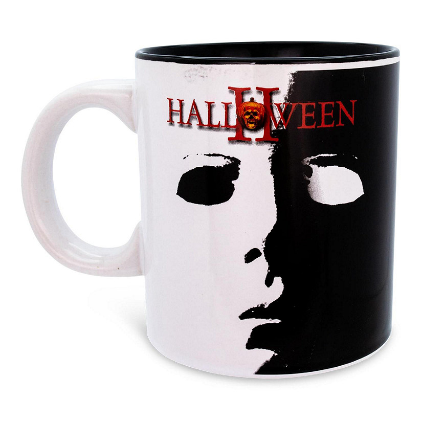 Halloween II Michael Myers Face Ceramic Mug  Holds 20 Ounces Image