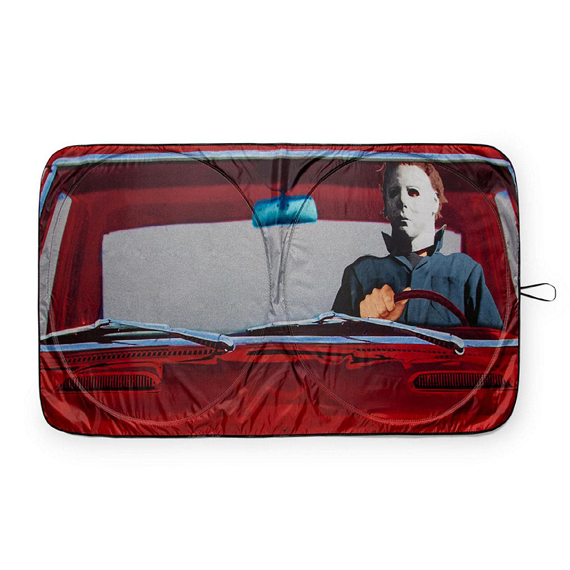Halloween Michael Myers Sunshade for Car Windshield  64 x 32 Inches Image