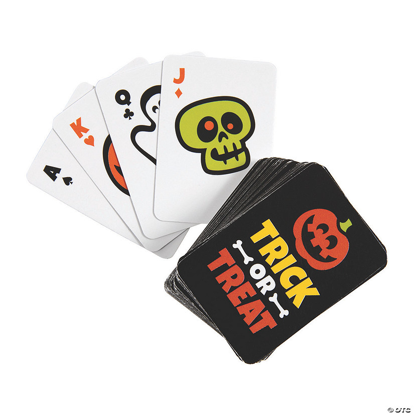 Halloween Mini Playing Cards Oriental Trading