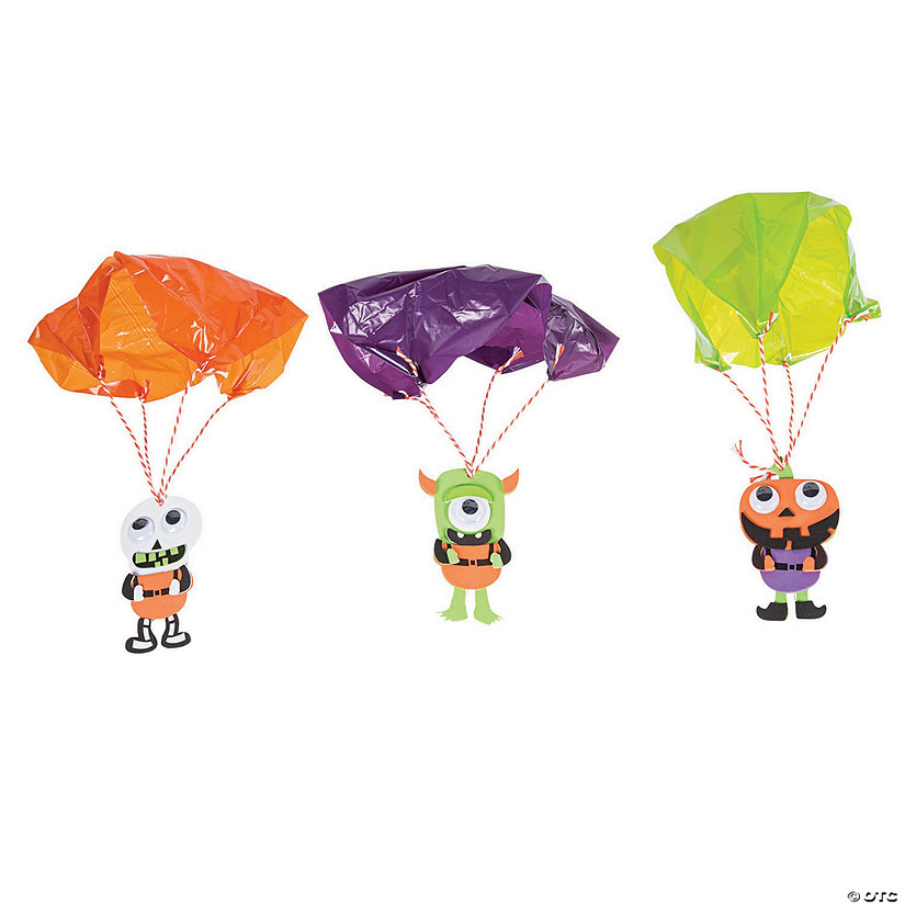 Halloween Parachute Craft Kit - Makes 12 Image
