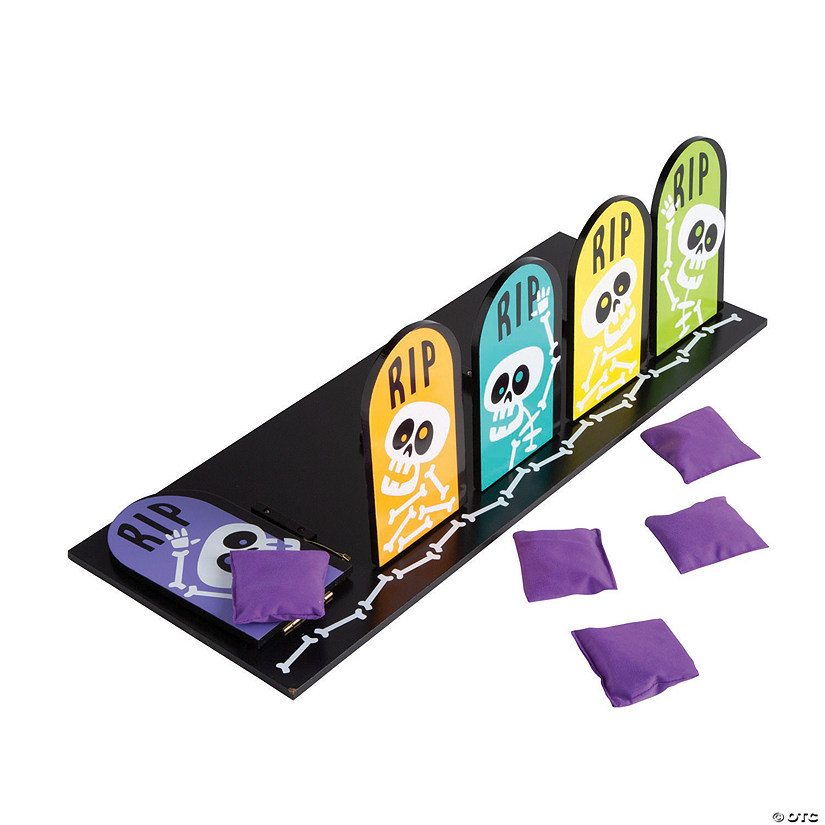 Halloween Skeleton Bean Bag Toss Game Image