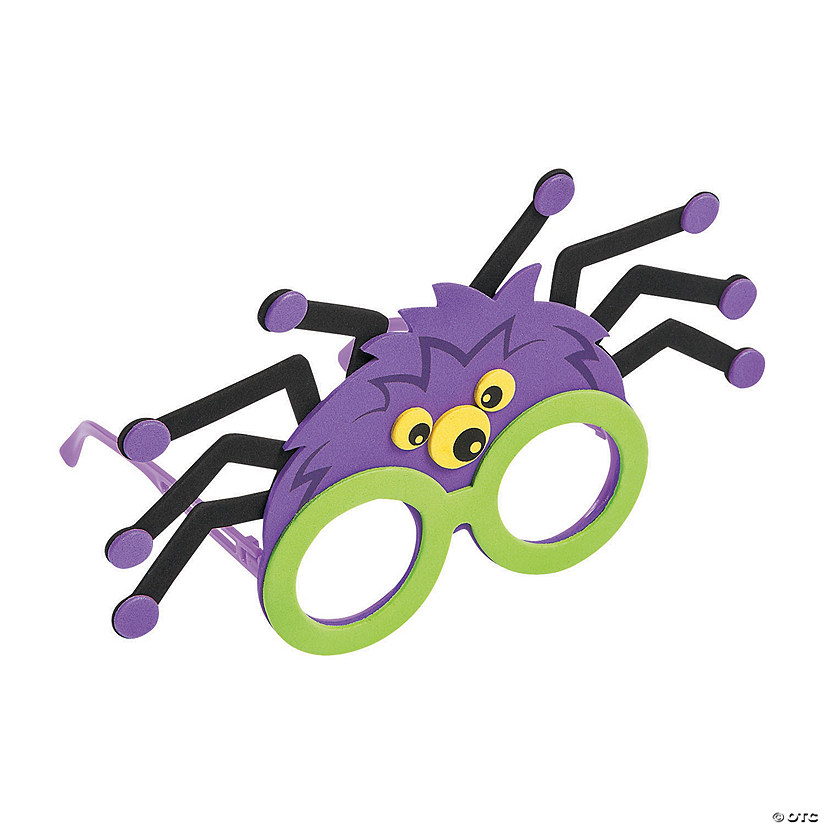 Halloween Spider Glasses Craft Kit - Makes 12 Image