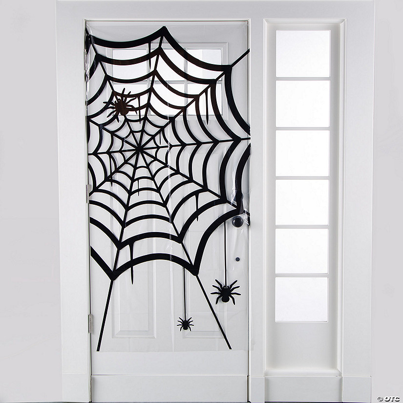 Halloween Spider Web Door Cover Image