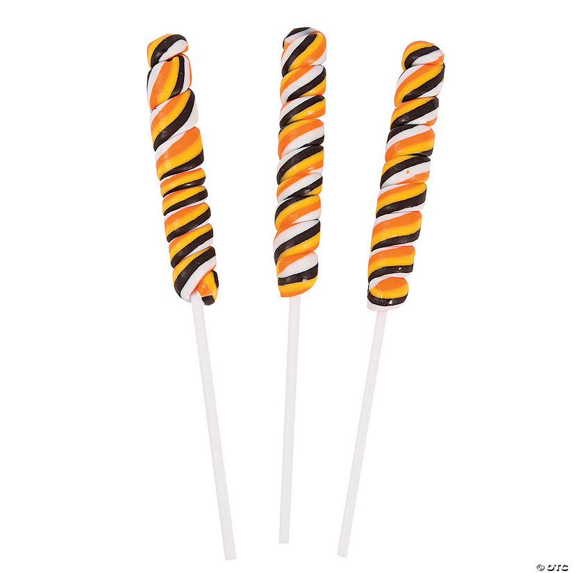Halloween Twisty Lollipops - 12 Pc. Image