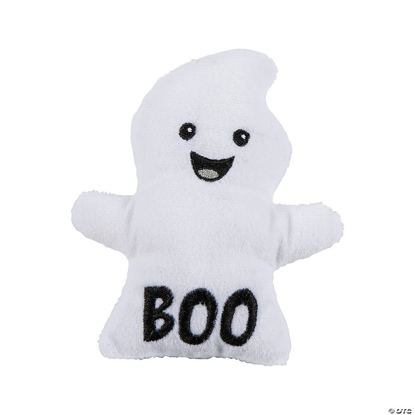 Halloween White Stuffed Ghosts &#8211; 12 Pc. Image