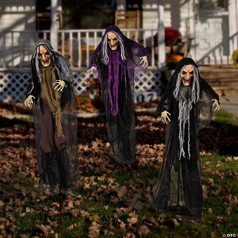 Halloween Witches Yard Stakes Oriental Trading