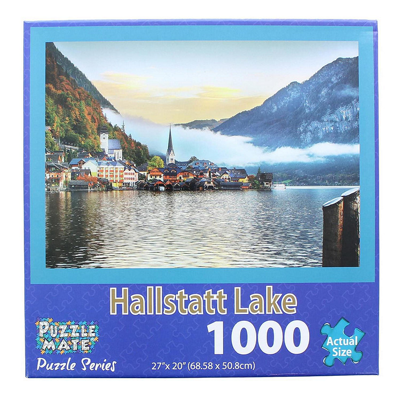 Hallstatt Village 1000 Piece Jigsaw Puzzle Image