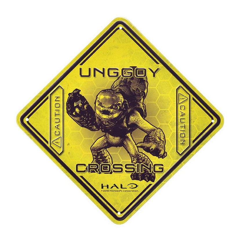 Halo Unggoy Crossing Tin Sign Image