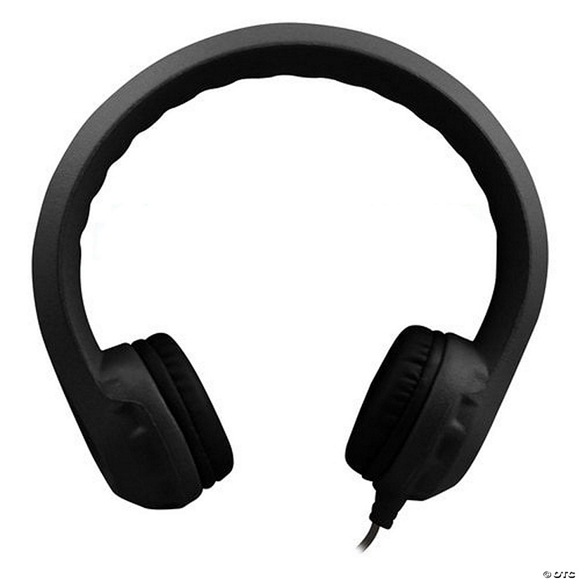 HamiltonBuhl Flex-Phones&#8482; Indestructible Foam Headphones, Black Image