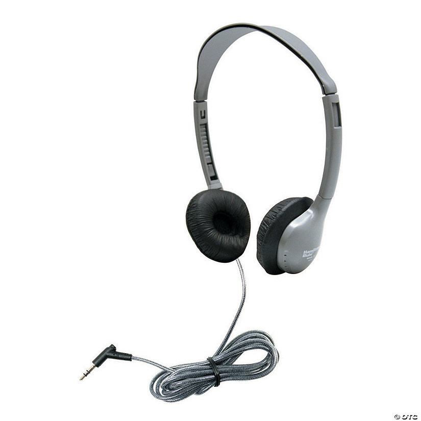 HamiltonBuhl Personal Stereo Mono Headphones - Yellow, Qty 3 Image