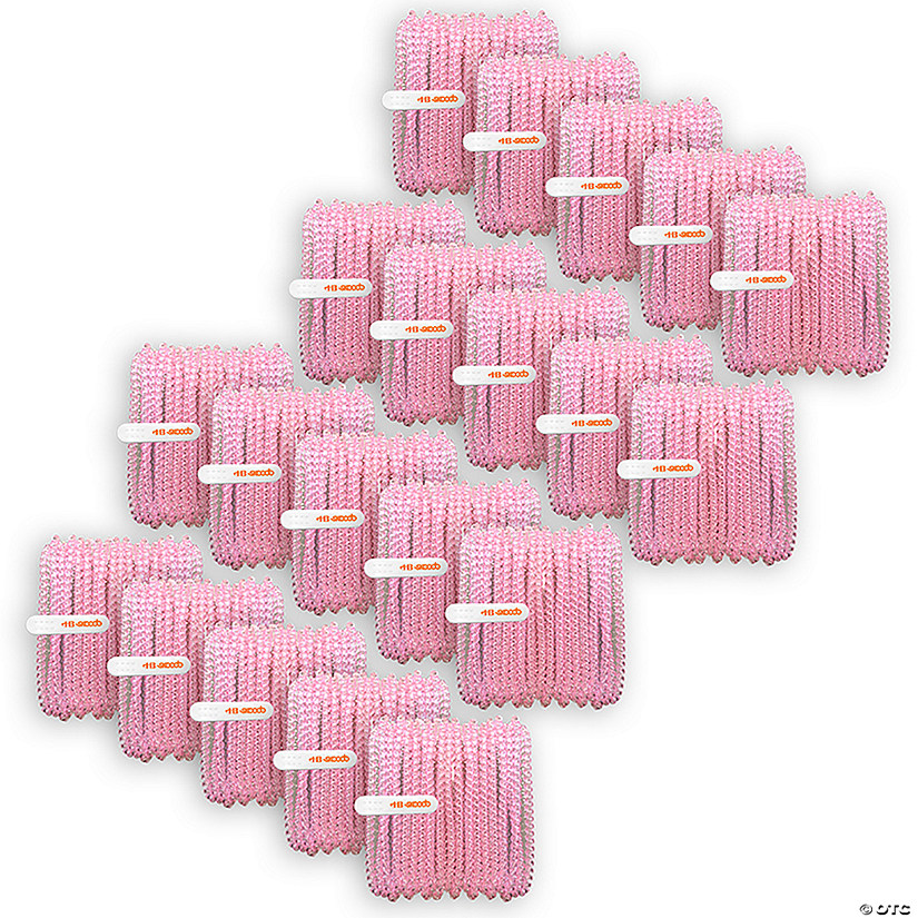 HamiltonBuhl Skooob Tangle Free Earbud Covers, Translucent Pink, Pack of 20 Image