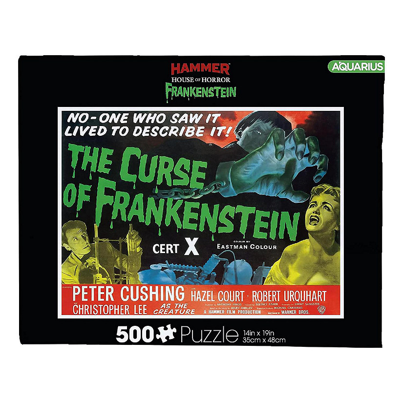 Hammer Horror Frankenstein 500 Piece Jigsaw Puzzle Image