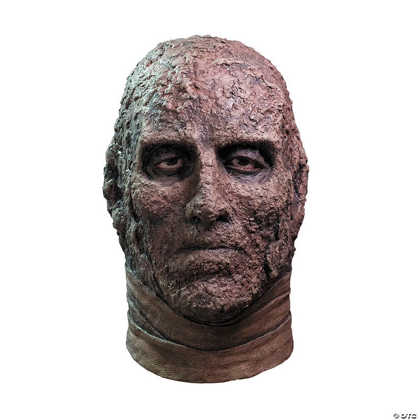 Hammer Horror Mummy Overhead Latex Mask - One Size Image