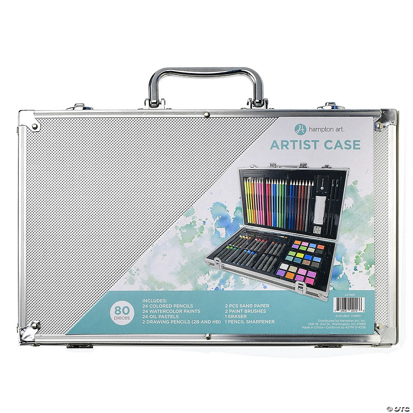 Hampton Art Set Artist Case Set Metal 80pc Image