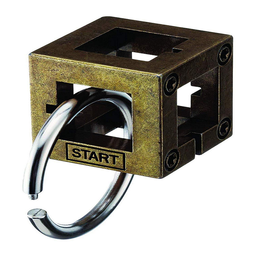 Hanayama Level 2 Cast Metal Brain Teaser Puzzle - Box Image