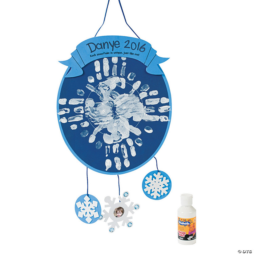 Handprint Snowflake Craft Kit Discontinued