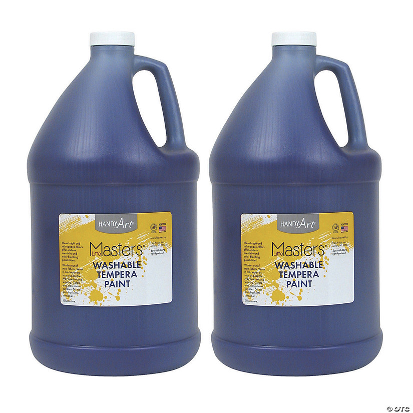 Handy Art&#174; Little Masters&#8482; Washable Tempera Paint, Gallon, Violet, Pack of 2 Image
