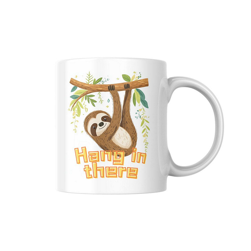 Hang in There Mug by Dancing Littles Jungle Image