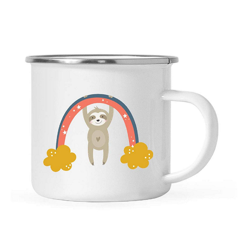 Hanging Rainbow Sloth 11oz Kids Mug Image