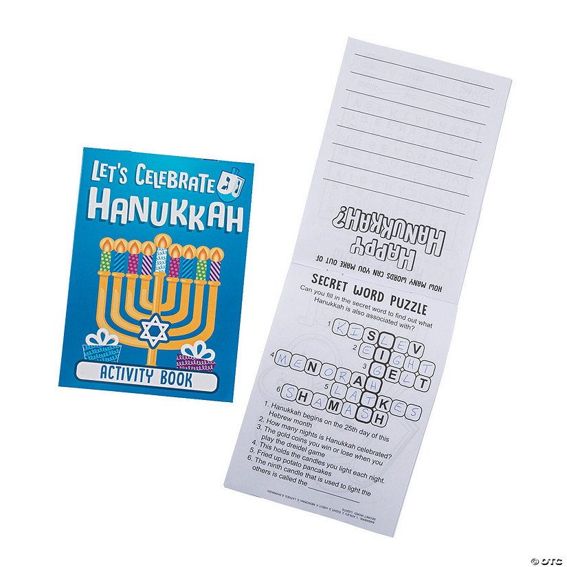 Hanukkah Activity Books - 12 Pc. Image