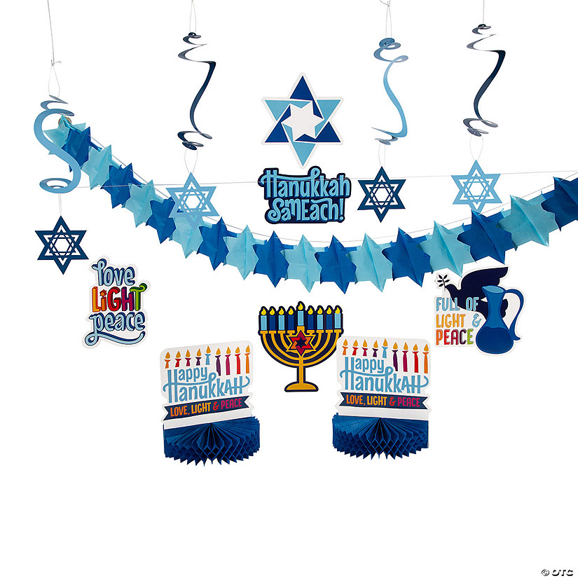 Hanukkah Decorating Kit - 9 Pc. Image