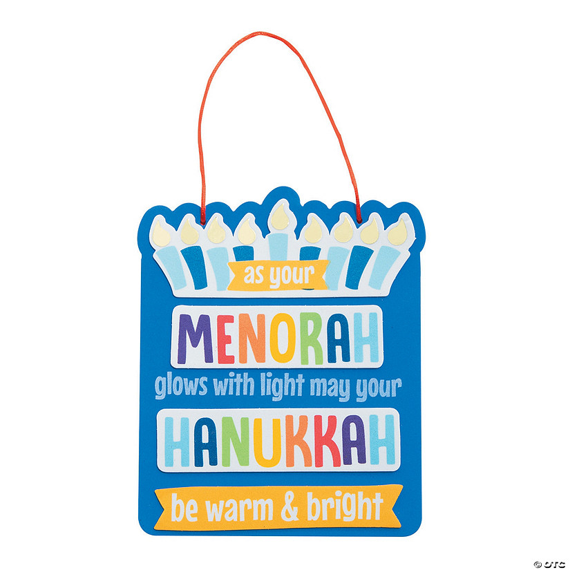 Hanukkah Message Sign Craft Kit Image