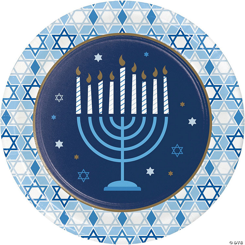 Hanukkah Paper Plates Image